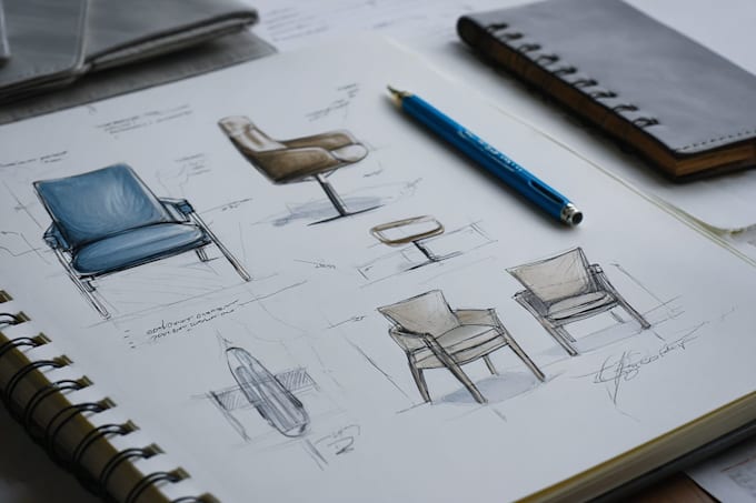 draw technical drawings and product sketches