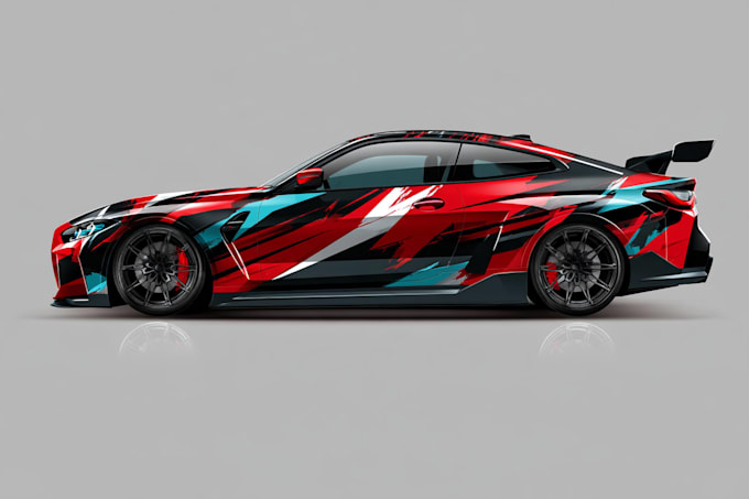 creative custom car wrap, van wrap, truck wrap, trailer wrap