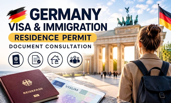 provide germany visa, immigration and residence permit document consultation