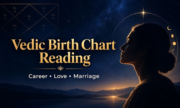 do a detailed vedic astrology birth chart reading