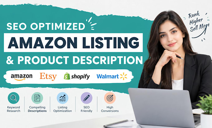 write SEO optimized product listing and product description