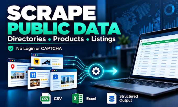 scrape websites and extract structured data for you