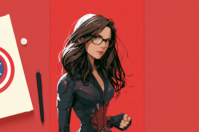 design powerful superhero and villain characters
