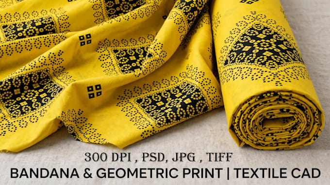 make a digital design for textile print