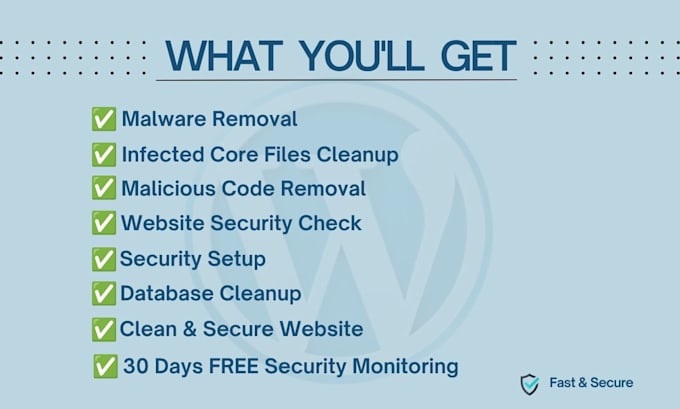 do wordpress malware removal, fix hacked site with wordpress security