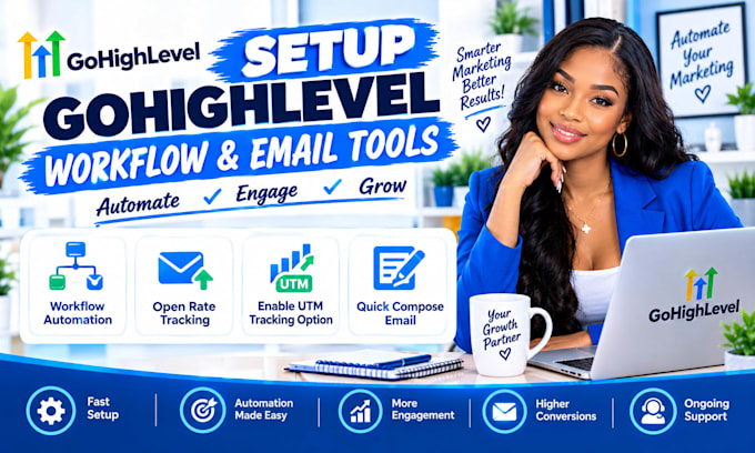 gohighlevel workflow open rate enable utm tracking option quick compose email
