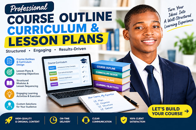 instructional design a course outline curriculum and lesson plans