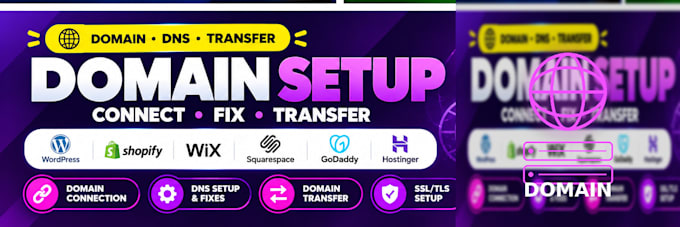 connect, fix, transfer and redirect your domain