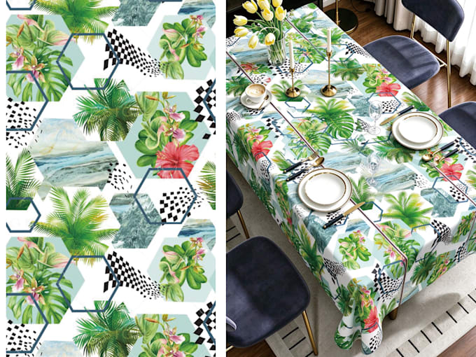 design seamless patterns for apparel and home textile