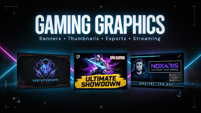 create custom graphics for social media, gaming and more