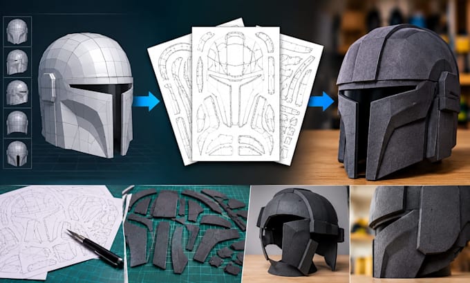 design pepakura patterns and convert 3d models into eva foam templates