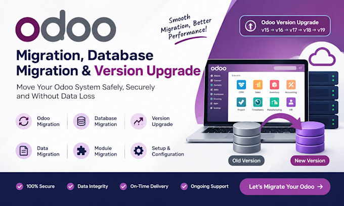 do odoo migration odoo database migration odoo version upgrade data migration