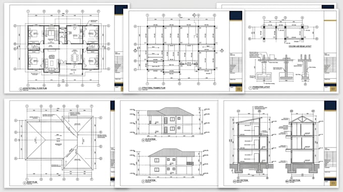 create architectural and structural ga drawings for building projects