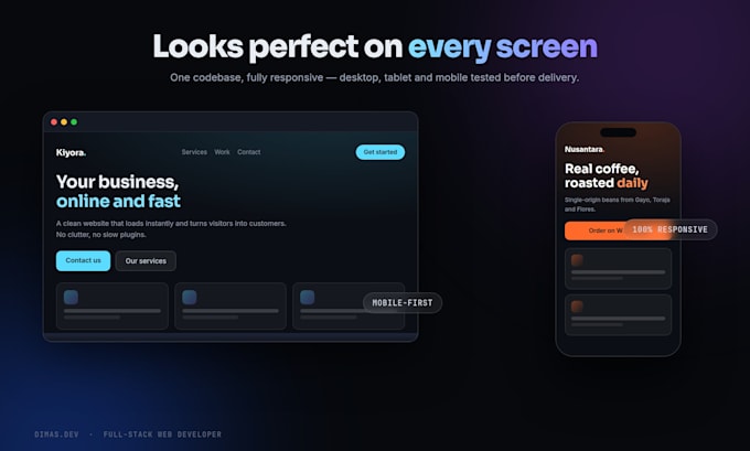 build a fast modern landing page with sveltekit and tailwind CSS