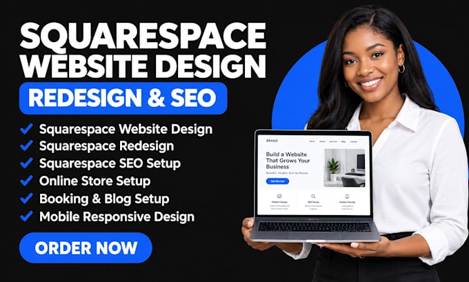 build squarespace website design, redesign squarespace website, squarespace SEO