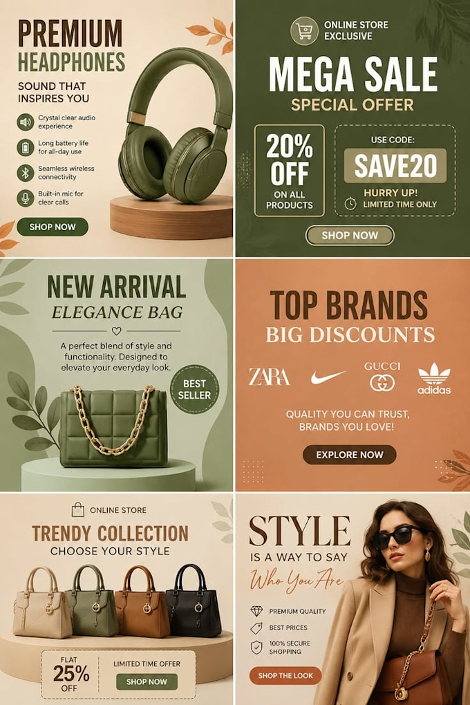 design ecommerce product posts