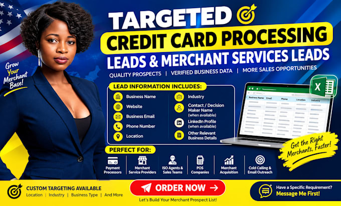 generate credit card processing leads and merchant leads