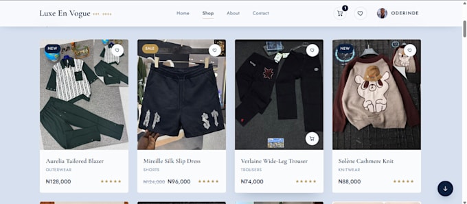 build a well responsive and user friendly website with admin dashboard