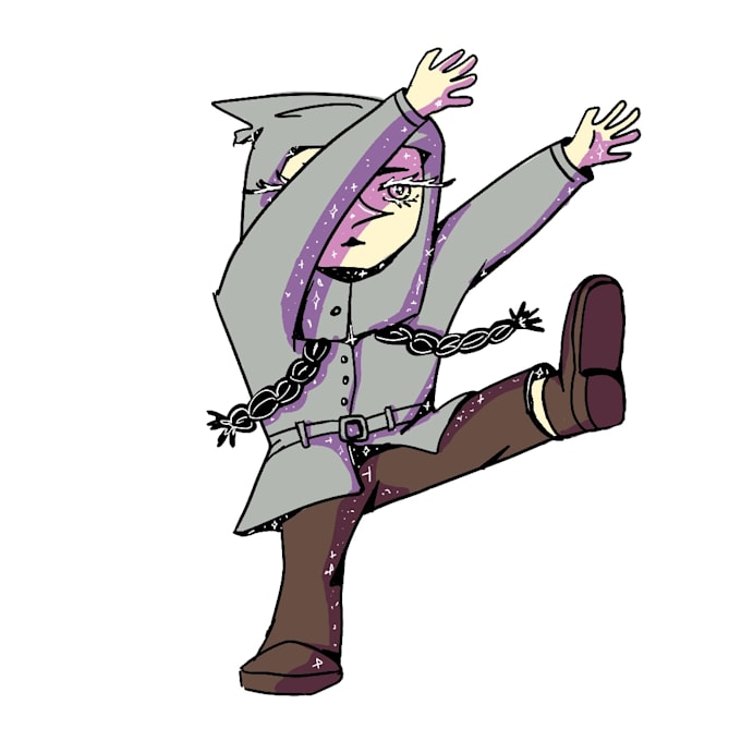 visualize simple character illustration