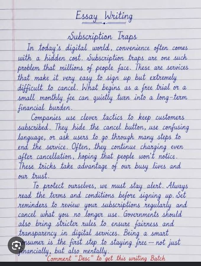write personalized,aesthetic handwritten notes,letters for you