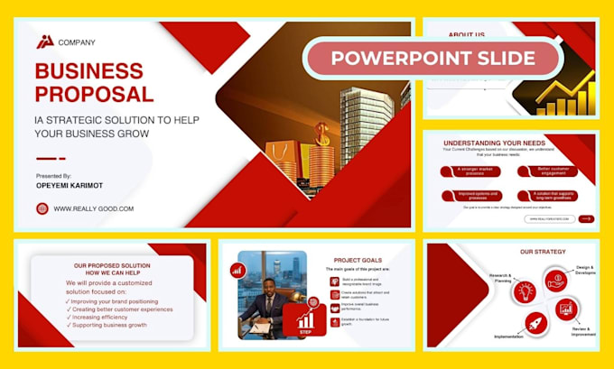 redesign business powerpoint template canva presentation design pitch deck