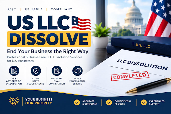 do llc dissolution, dissolve llc and close ein in wyoming and delaware