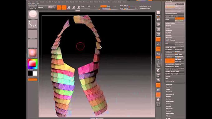 create a detailed 3d character sculpt in zbrush