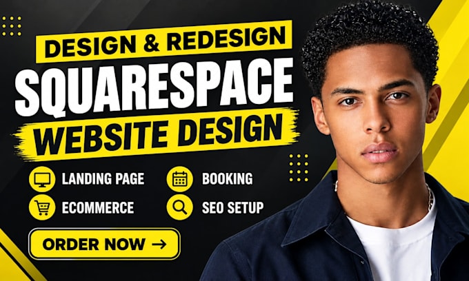 build and edit squaresspace website, design or redesign squarespace website