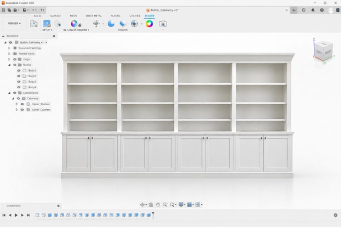 create furniture cad millwork joinery drawings manufacturing technical 2d