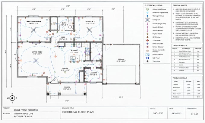 design electrical, hvac, load calculation, electrical layouts, and mep drawings