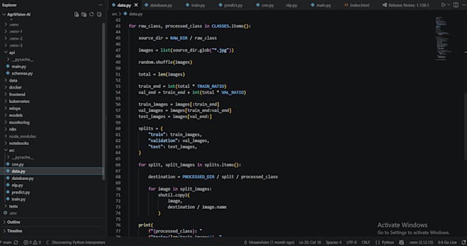 build and train models in CNN ml and deep learning