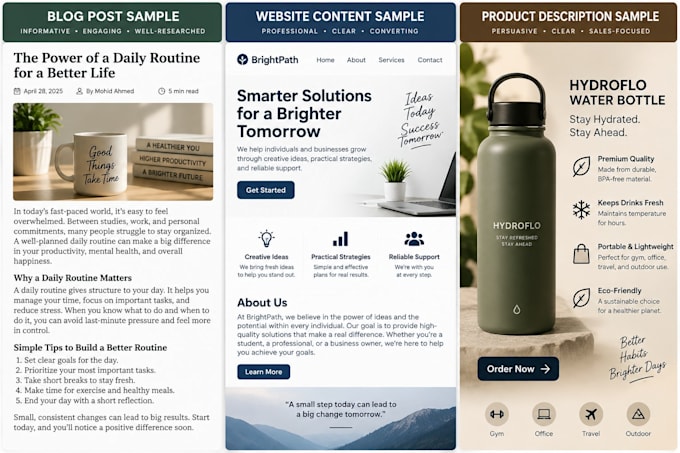 do content writing in low payment