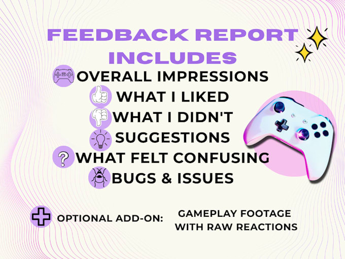 playtest your PC, mobile, vr game and give honest feedback