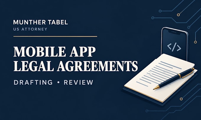 draft a mobile app development agreement for your project