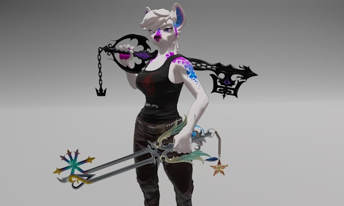 create custom vrchat props, outfits, accessories, and weapons for your avatar