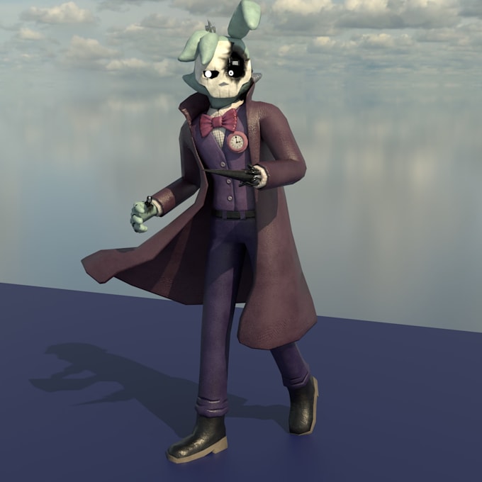 make 3d models of your fnaf character