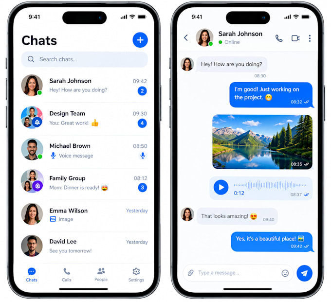 build a flutter real time messaging app for android ios