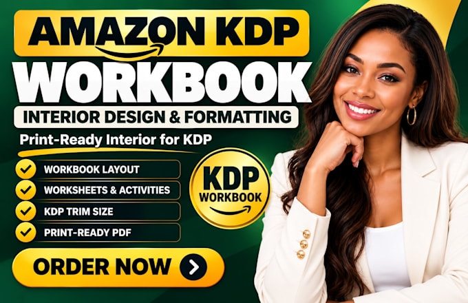 design and format your amazon KDP workbook interior