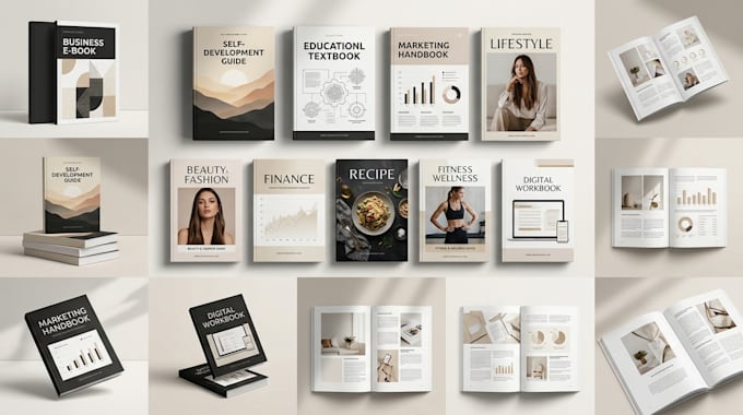 design a professional ebook layout and interior pages