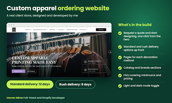 build your shopify store or develop a custom shopify app