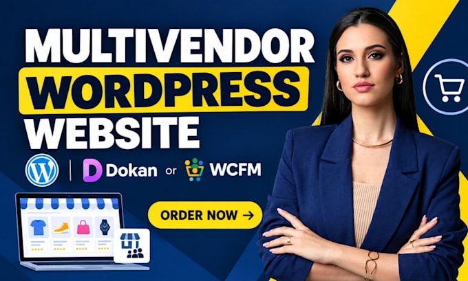 build multivendor, redesign multivendor wordpress website with dokan pro or wcfm
