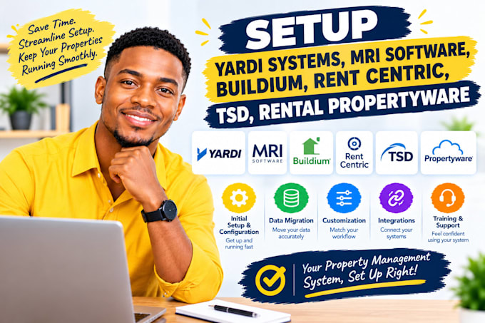 setup yardi systems mri software buildium rent centric tsd rental propertyware
