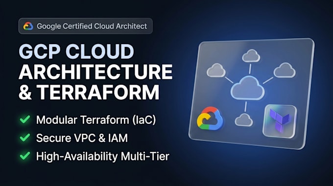 design gcp cloud architecture and terraform infrastructure
