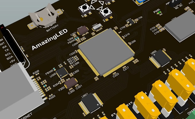 design high power led driver pcb with mcpcb thermal and constant current control