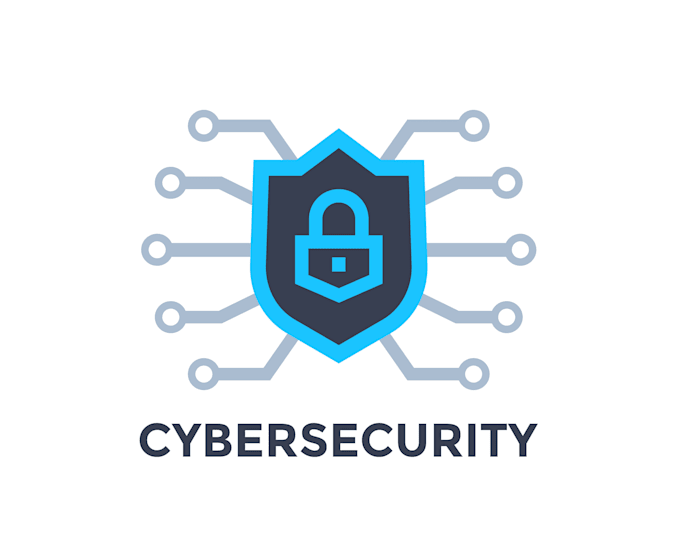 create a cybersecurity firm logo with a trusted shield icon