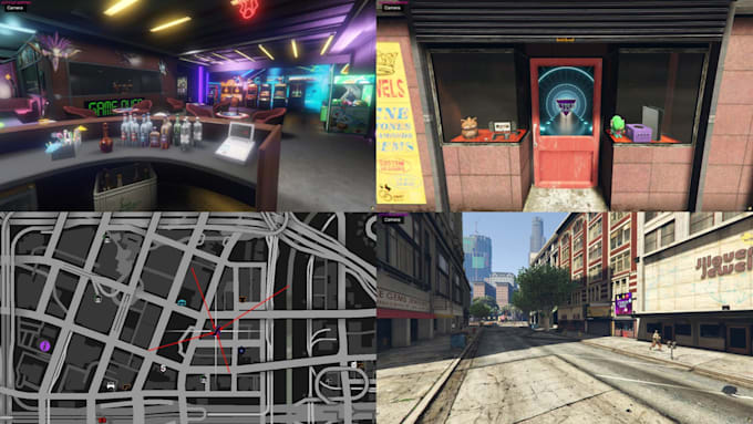 design a custom fivem minimap with postal codes and zones