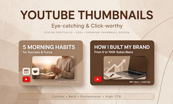 design aesthetic instagram post youtube thumbnail