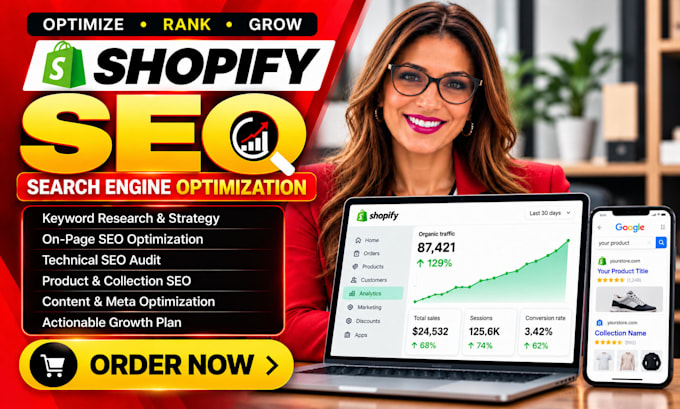 optimize your shopify store SEO for google rankings search engine optimization