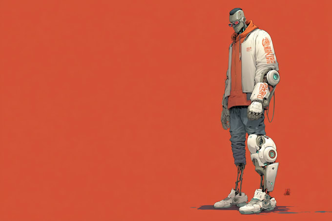 create fantasy, sci fi, character with hyperrealistic style