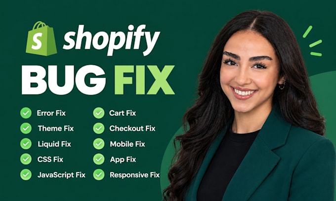 create shopify bug fixing errors theme liquid checkout cart app mobile and CSS